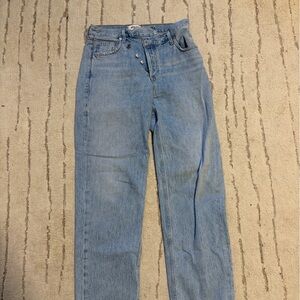 Agolde Sky Blue Denim Jeans